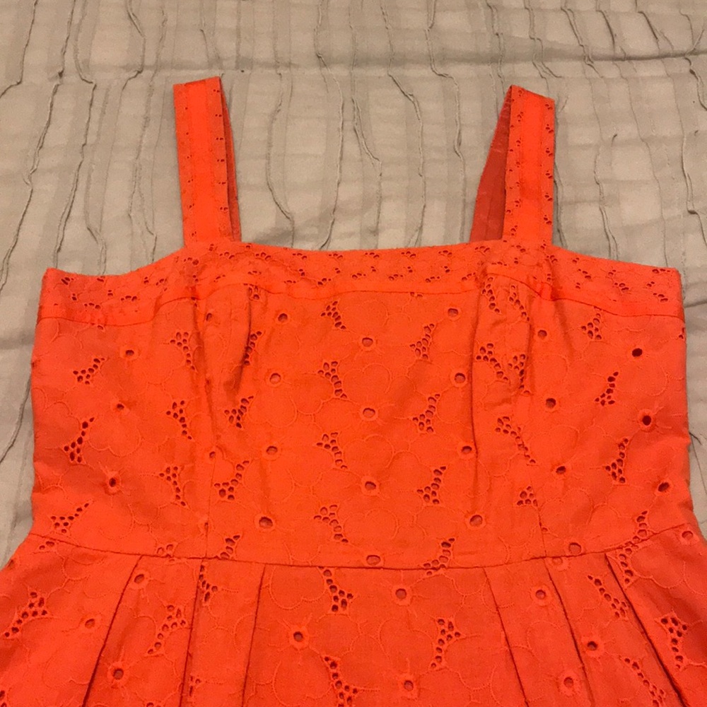 Donna Morgan orange party dress with pockets - Picture 2 of 4